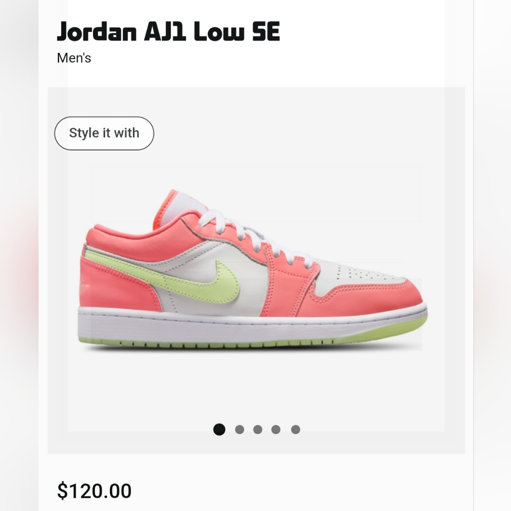 Men's Jordan 1 Low